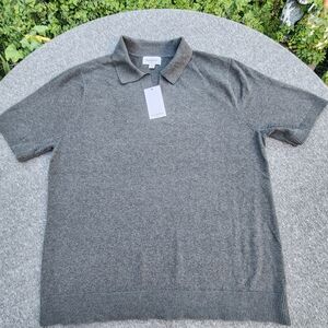 Goodthreads Men's Short Sleeve Polo Shirt - Gray